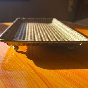 Gold Honeycomb Vanity Tray